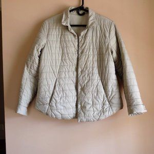 lululemon Silvertone Reversible Switch Please Shacket Puffy Coat Size 6